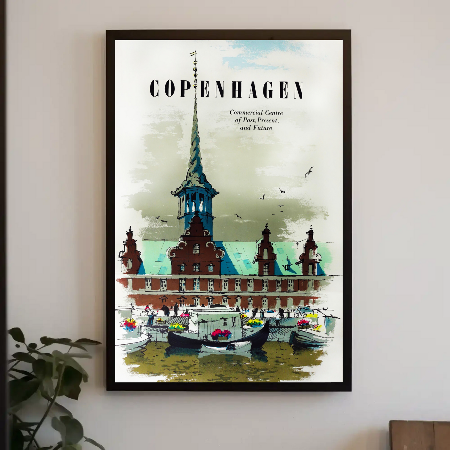 Copenhagen Travel Poster