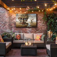 Tree-Face Surreal Landscape Fantasy or Mythology Poster