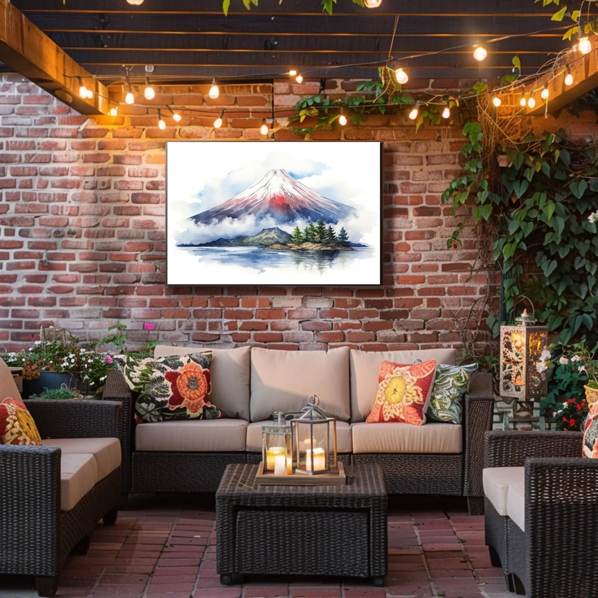 Majestic Mountain Landscape Poster