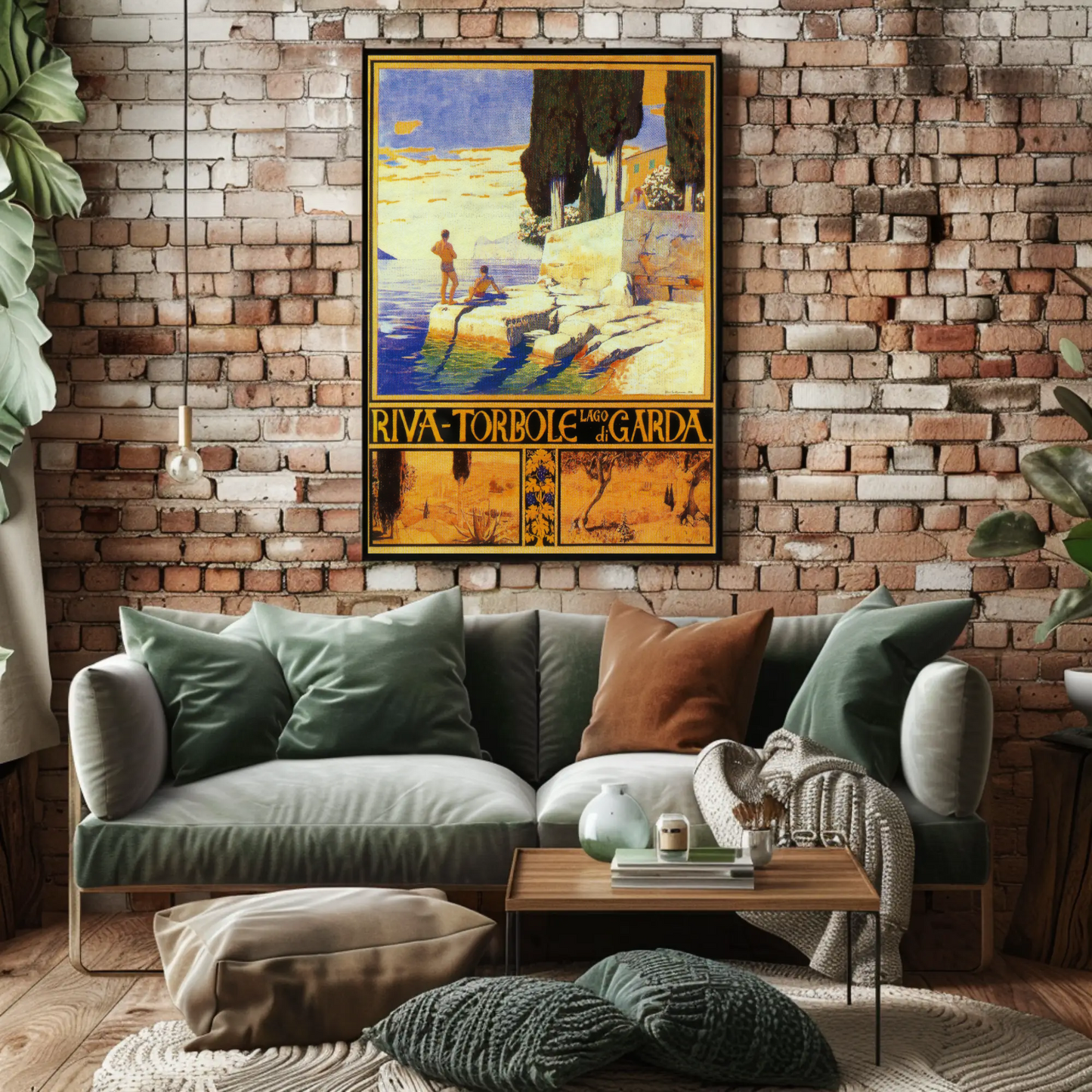 Riva-Torbole, Lago di Garda Vintage Poster