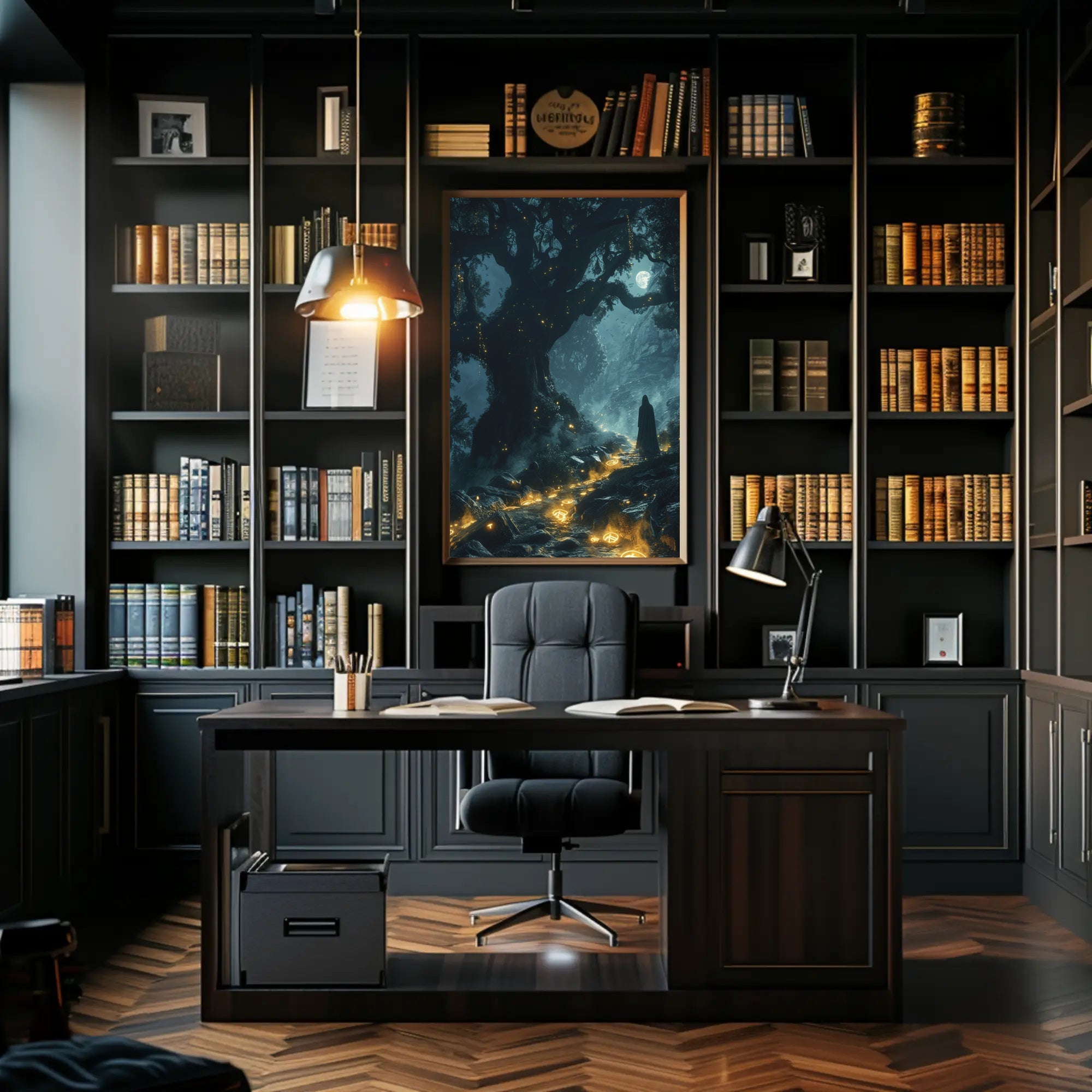 Enchanted Forest Pathway Wall Art Poster Print PosterGoat