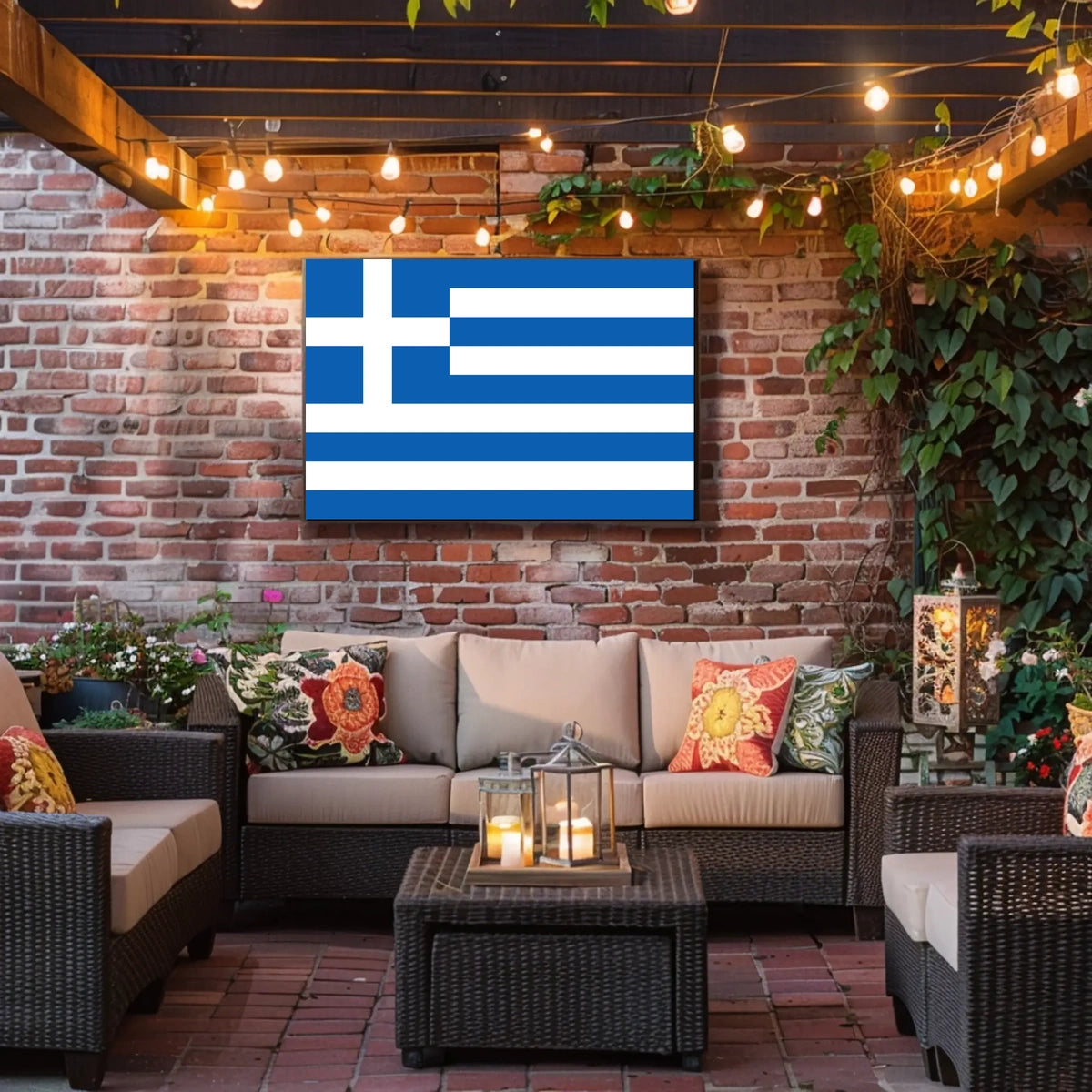 Greece Flag Poster
