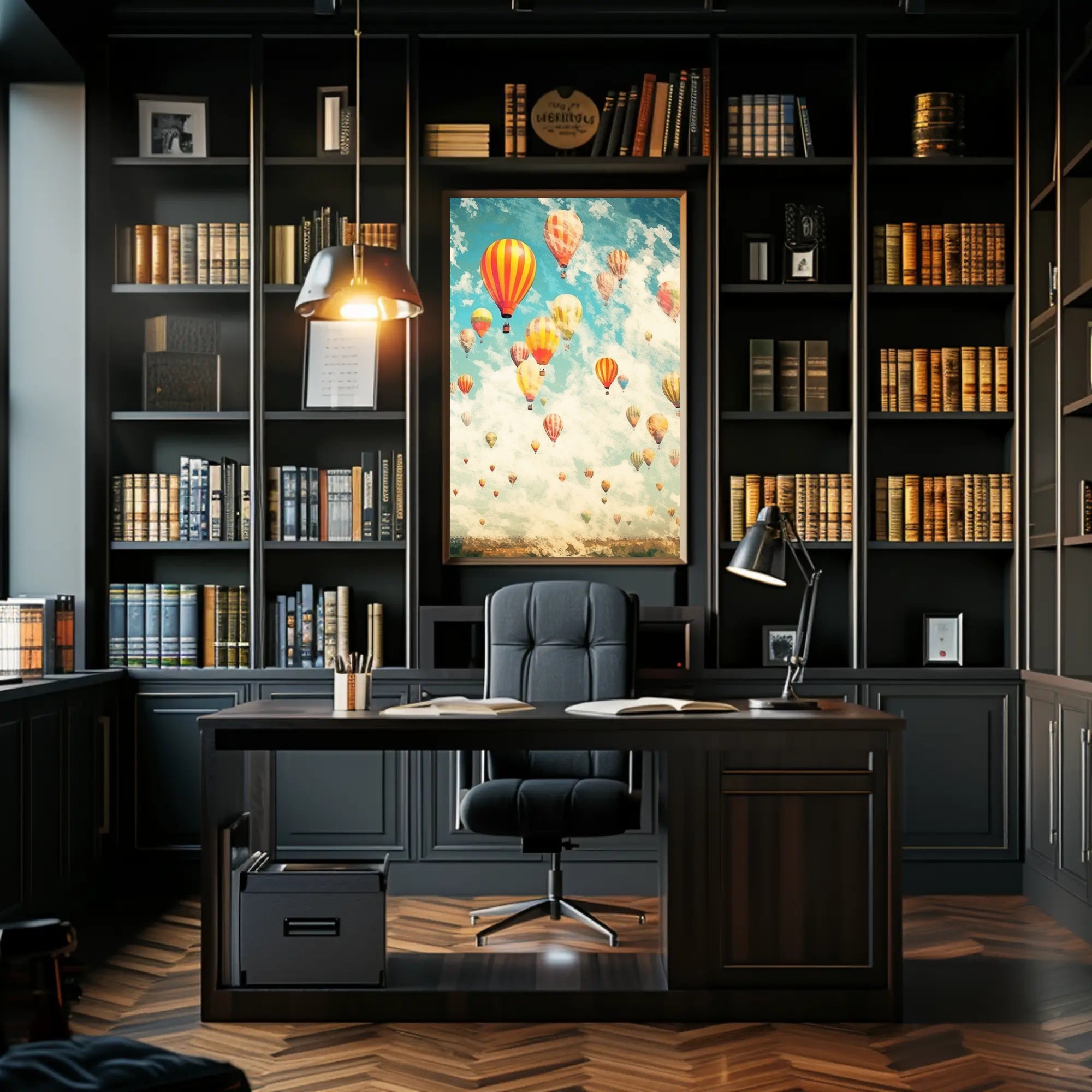 Vibrant Balloon Festival Poster