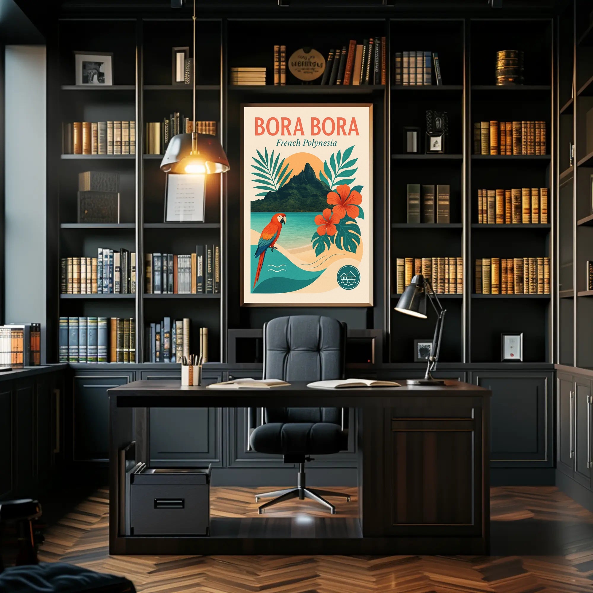 Bora Bora Tropical Escape Travel Poster PosterGoat