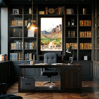 Big Bend Watercolor Wall Art Poster