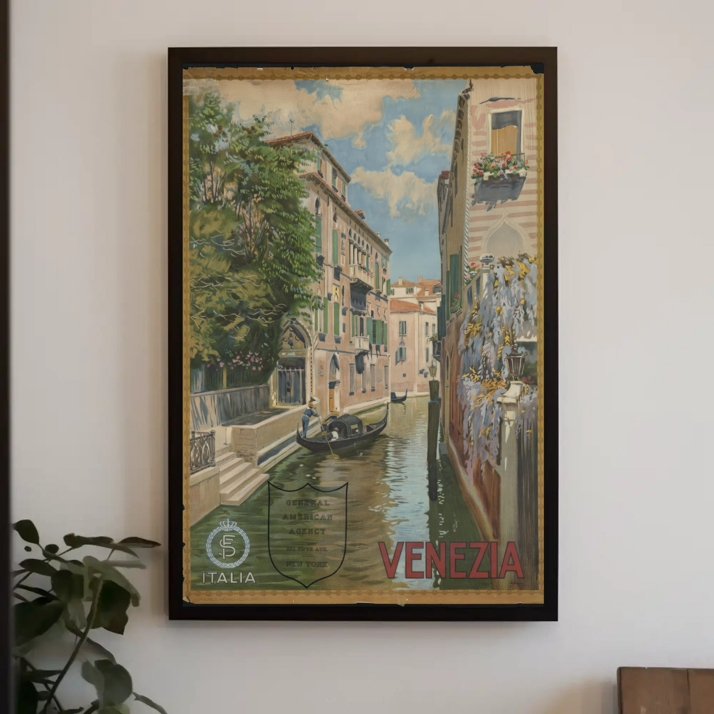 Venice Travel Poster