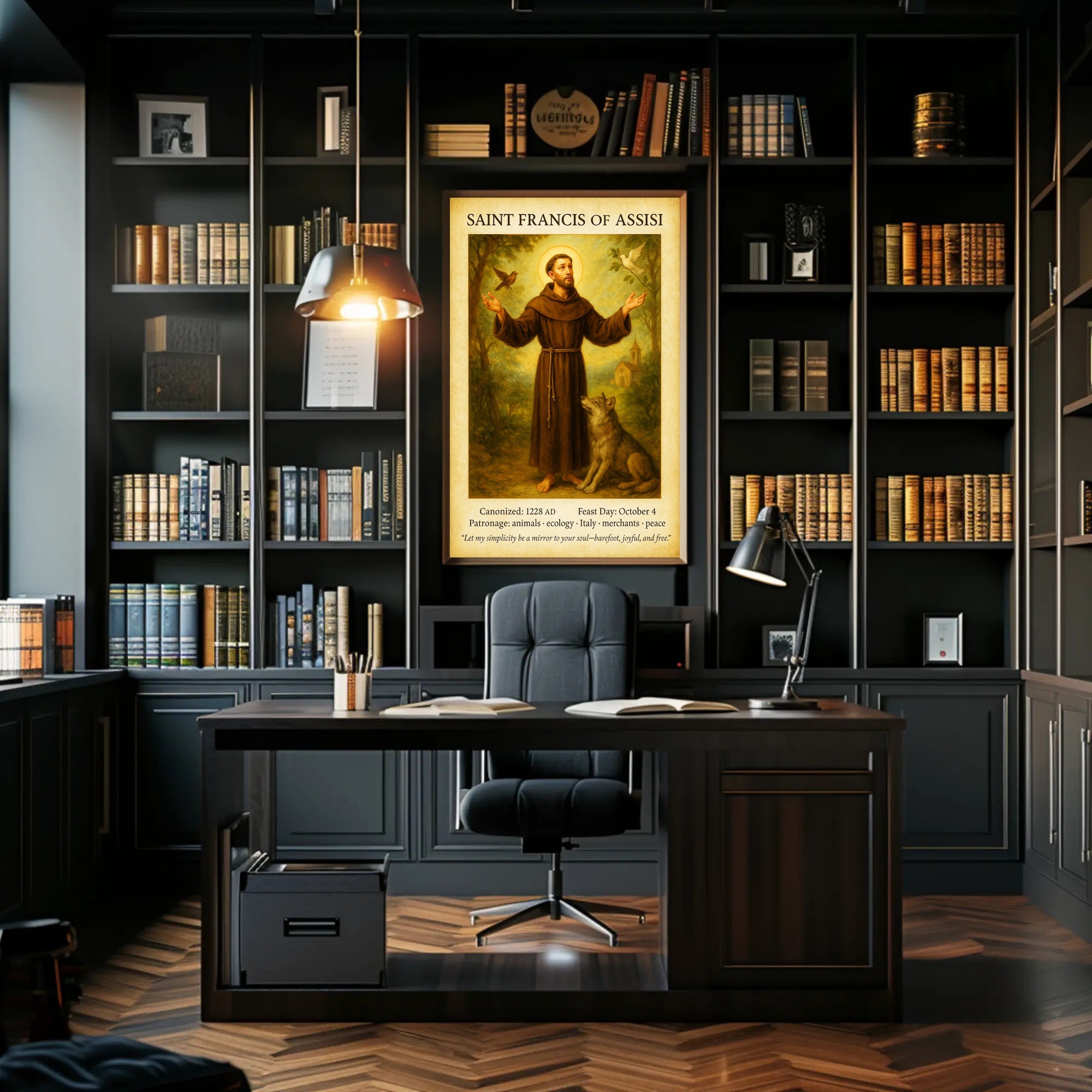 Saint Francis of Assisi Poster PosterGoat