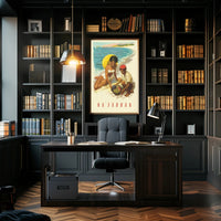 Seaside Bliss on the Adriatic Poster PosterGoat