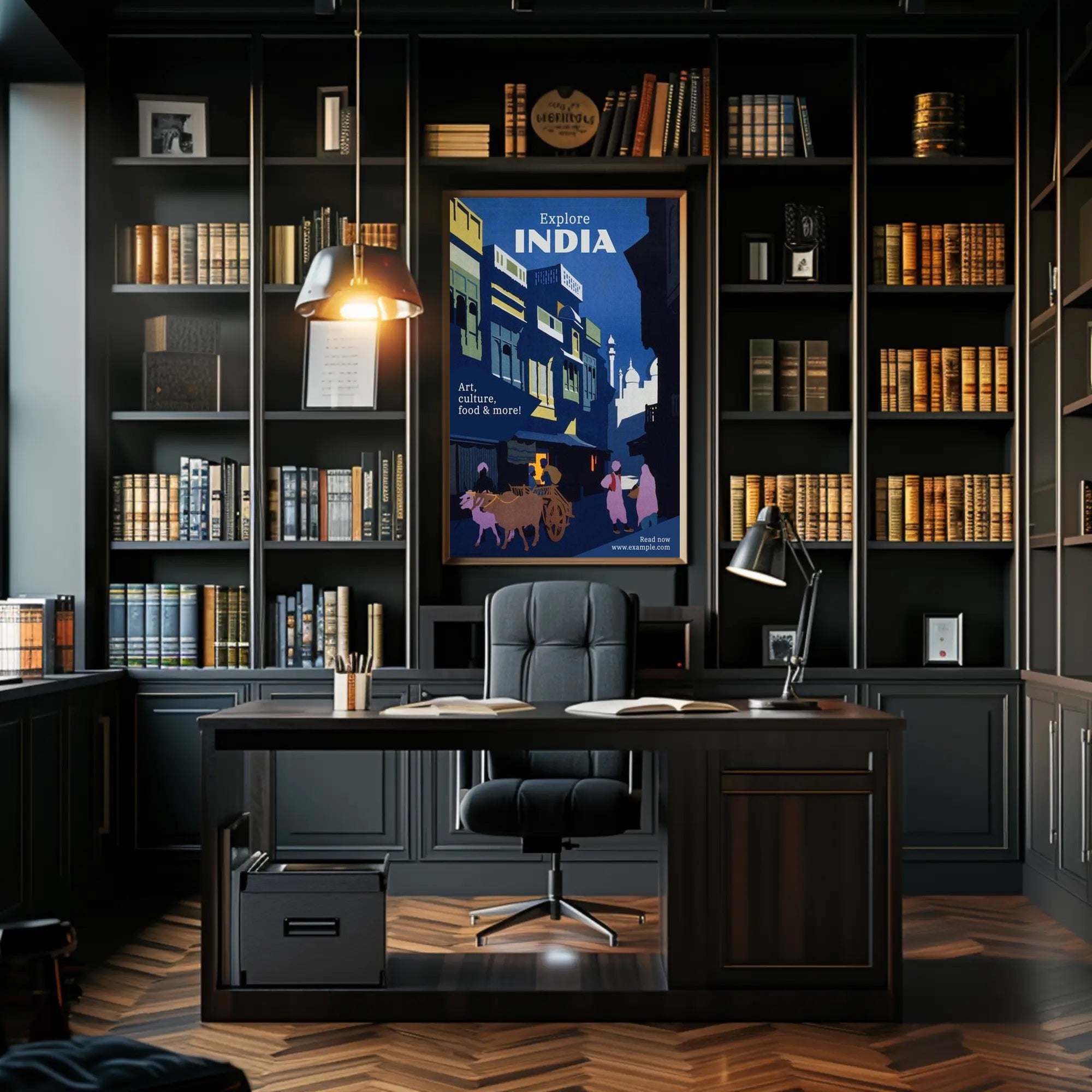 Discover India Poster PosterGoat