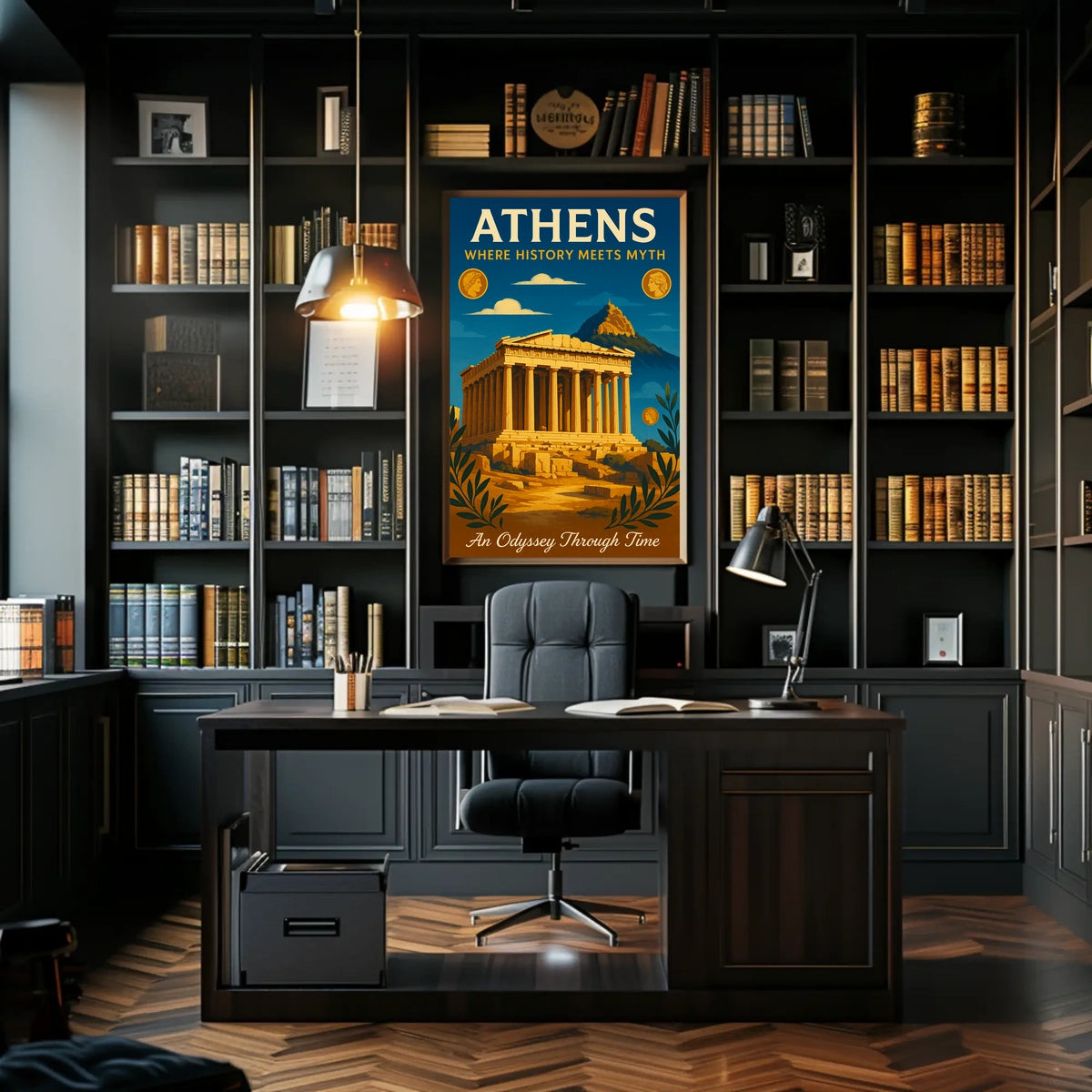 Athens Where History Meets Myth Poster