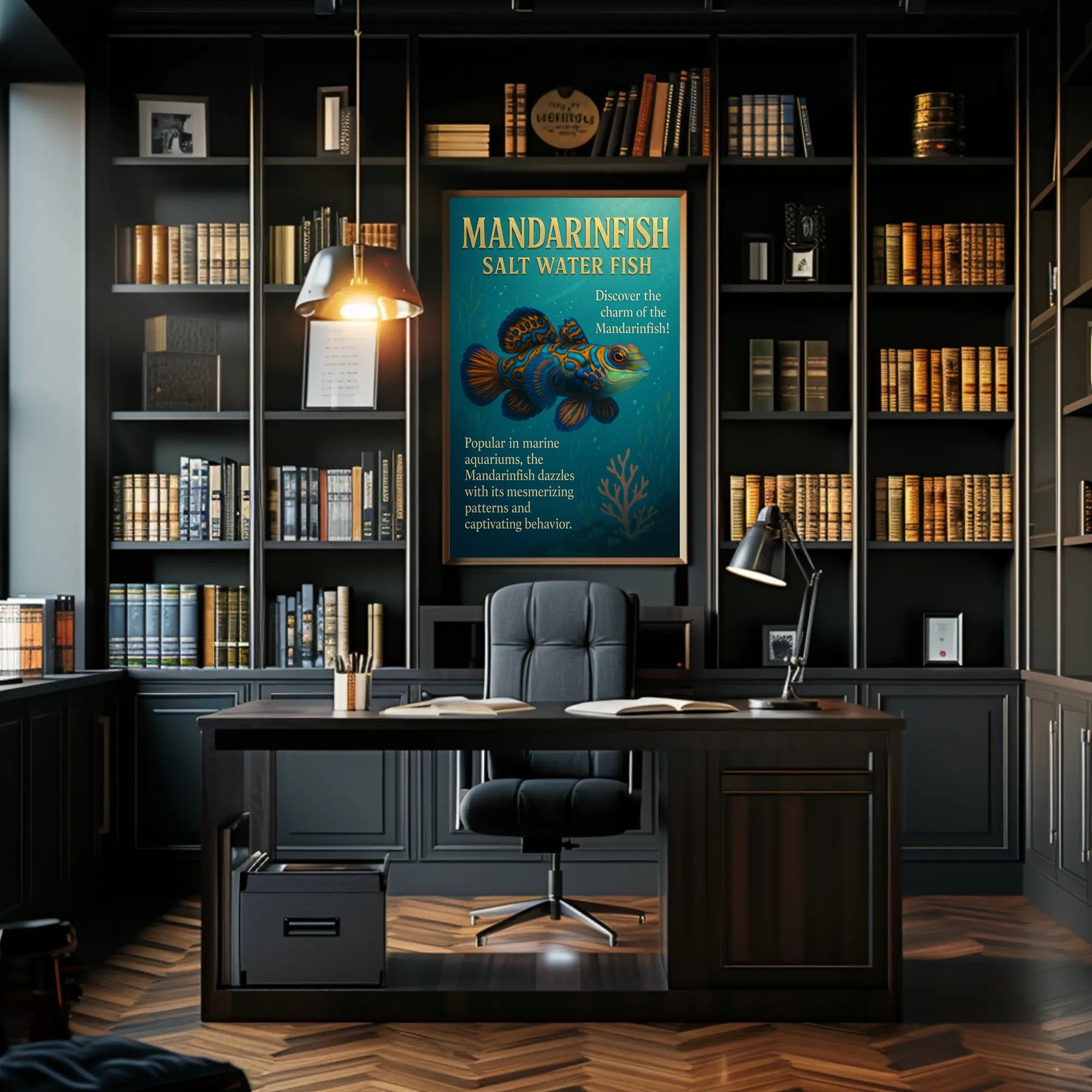 Discover the Charm of the Mandarinfish Poster