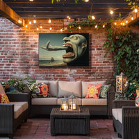 Surreal Coastal Grotesque Fantasy or Mythology Poster