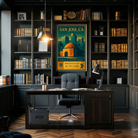 San Jose Tech Cityscape Urban or Cityscape Poster