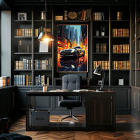 Sleek Ride in the City Poster PosterGoat