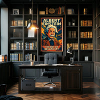 Albert Einstein Theory Of Relativity Poster