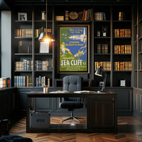 Visit Sea Cliff Poster PosterGoat