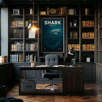 Shark Simply Dashing Poster PosterGoat