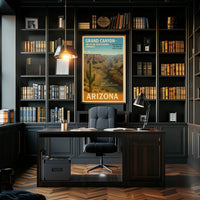 Discover Arizona - Land of the Grand Canyon Poster