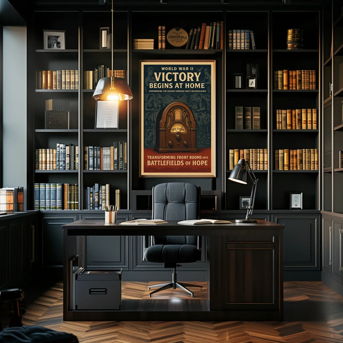Victory Begins at Home Poster