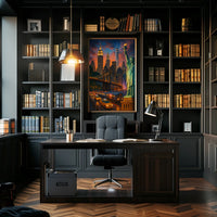 City of Dreams New York Skyline Poster