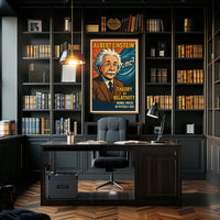 Albert Einstein Theory Of Relativity Poster