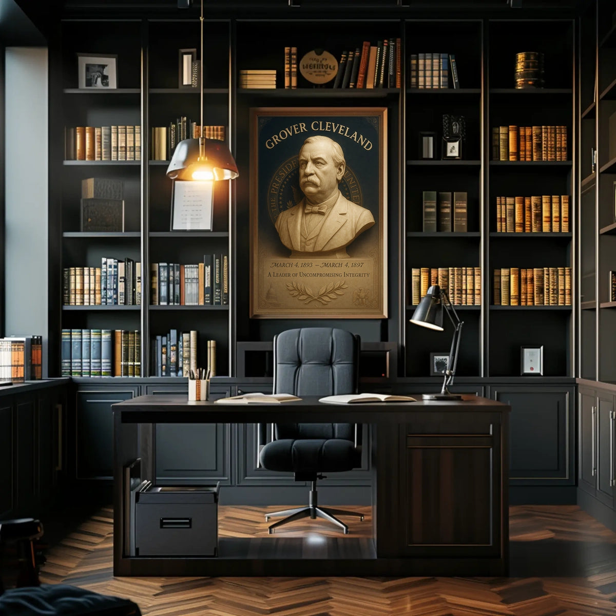Grover Cleveland A Leader of Uncompromising Integrity Poster