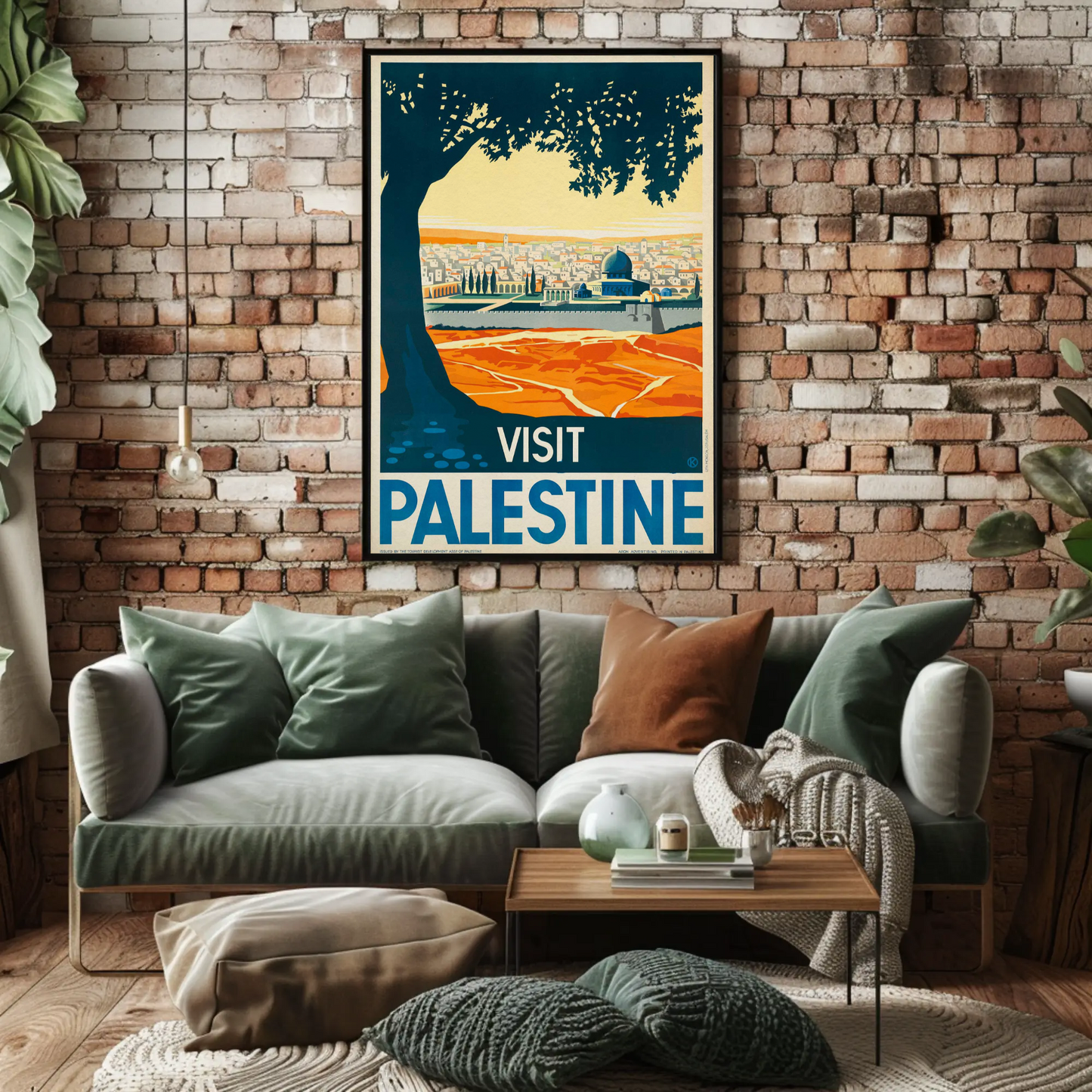 Visit Palestine Travel Poster