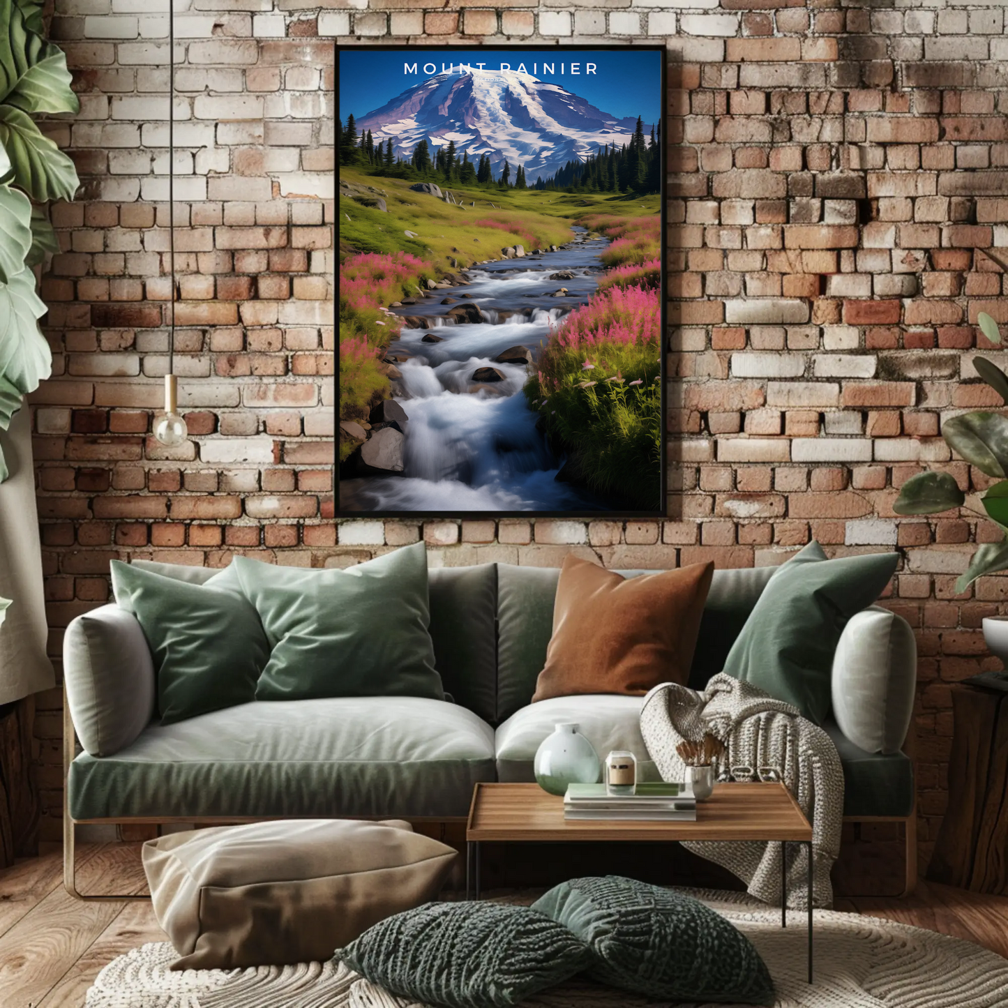 Mount Rainier National Park Poster