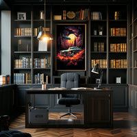 Retro Futurism In Motion Retro Poster