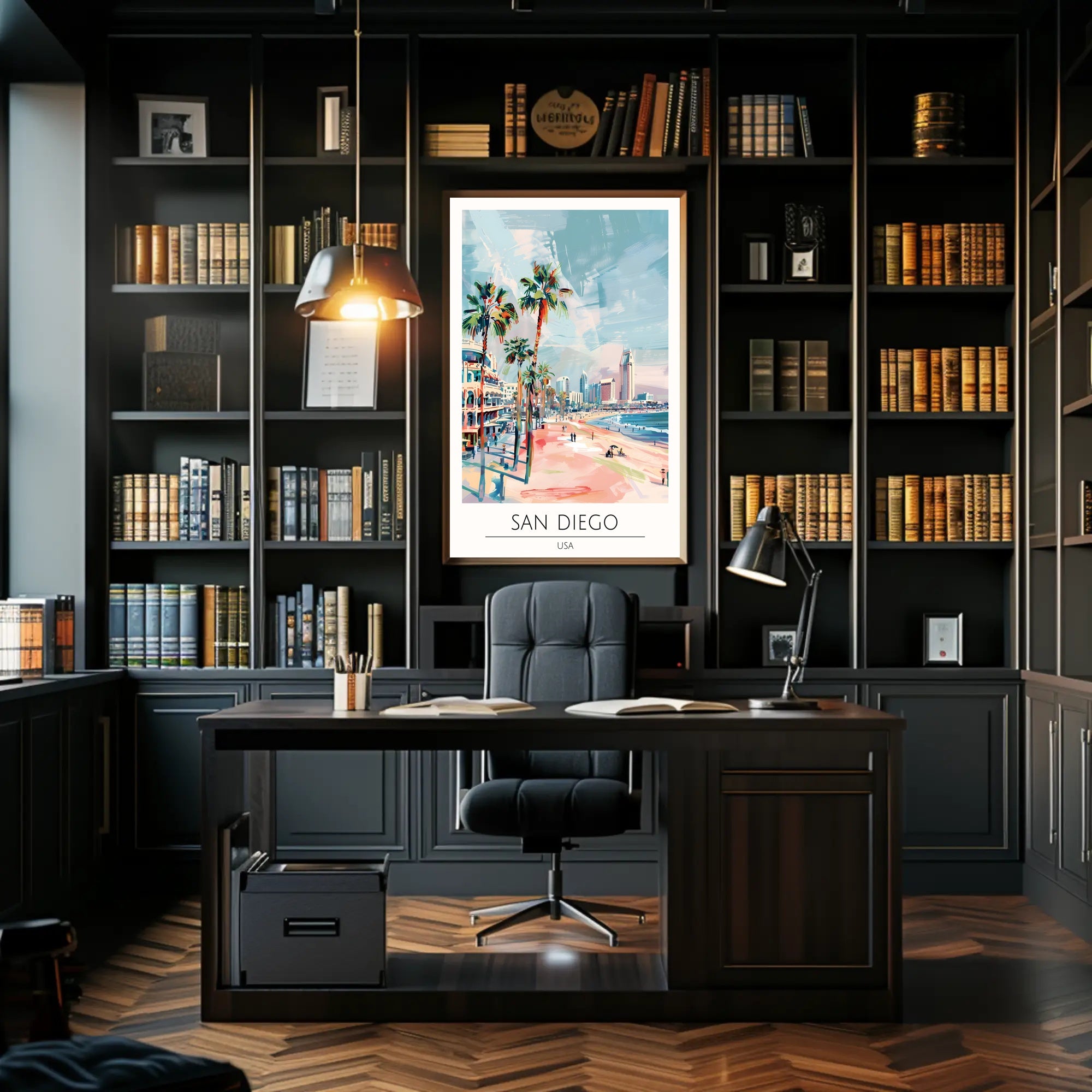 San Diego Scenic Poster PosterGoat