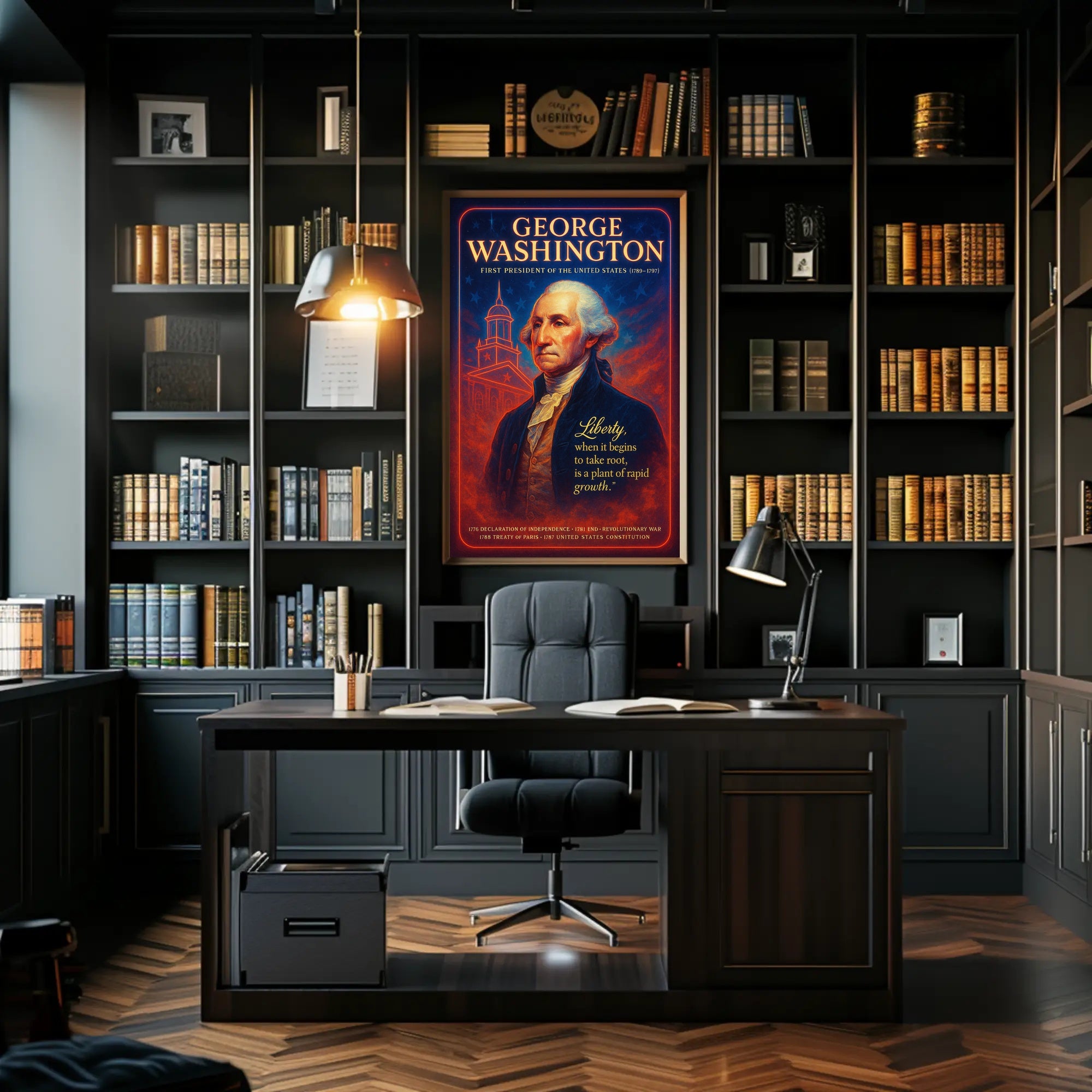 George Washington 1st President Poster PosterGoat