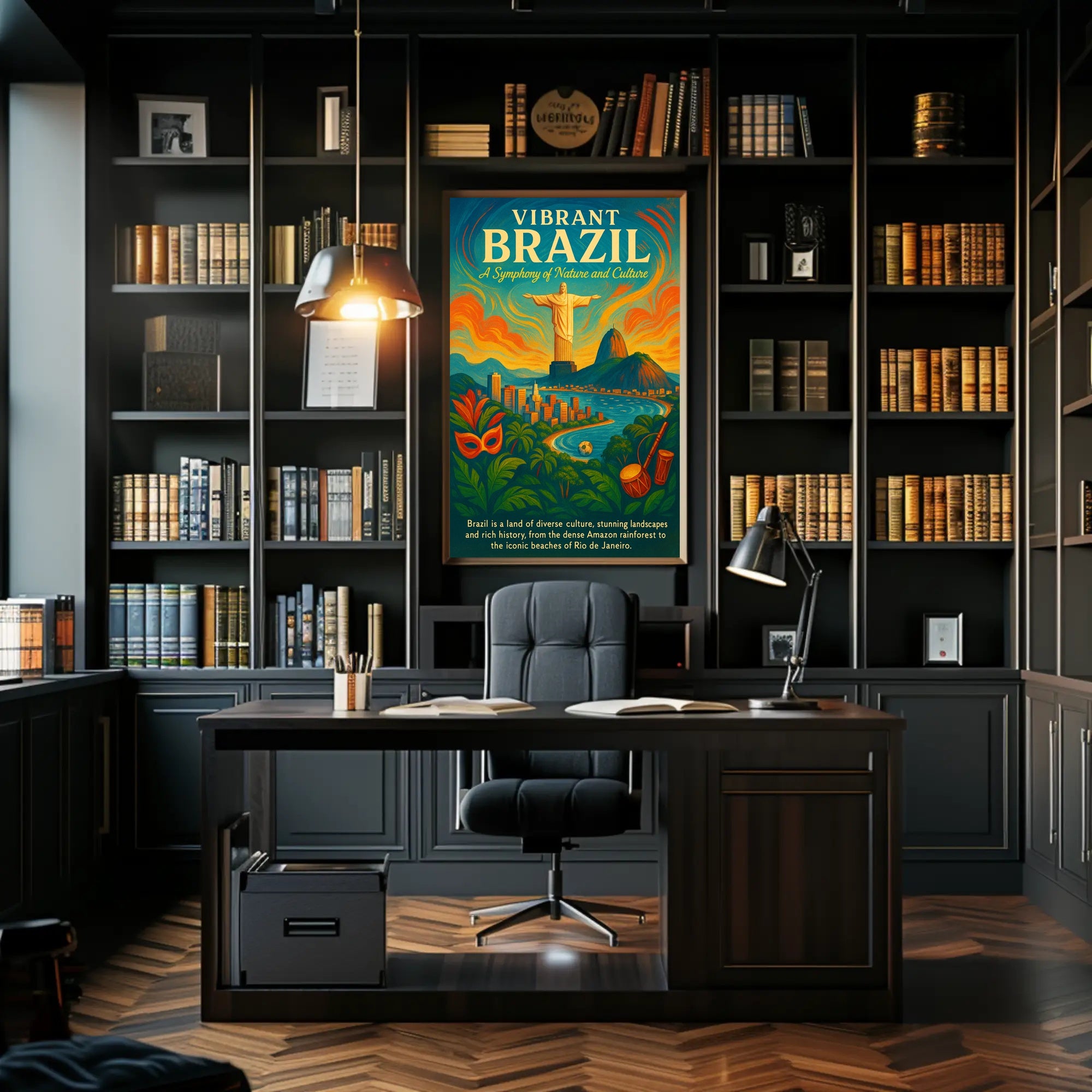 Vibrant Brazil A Symphony Of Nature Poster