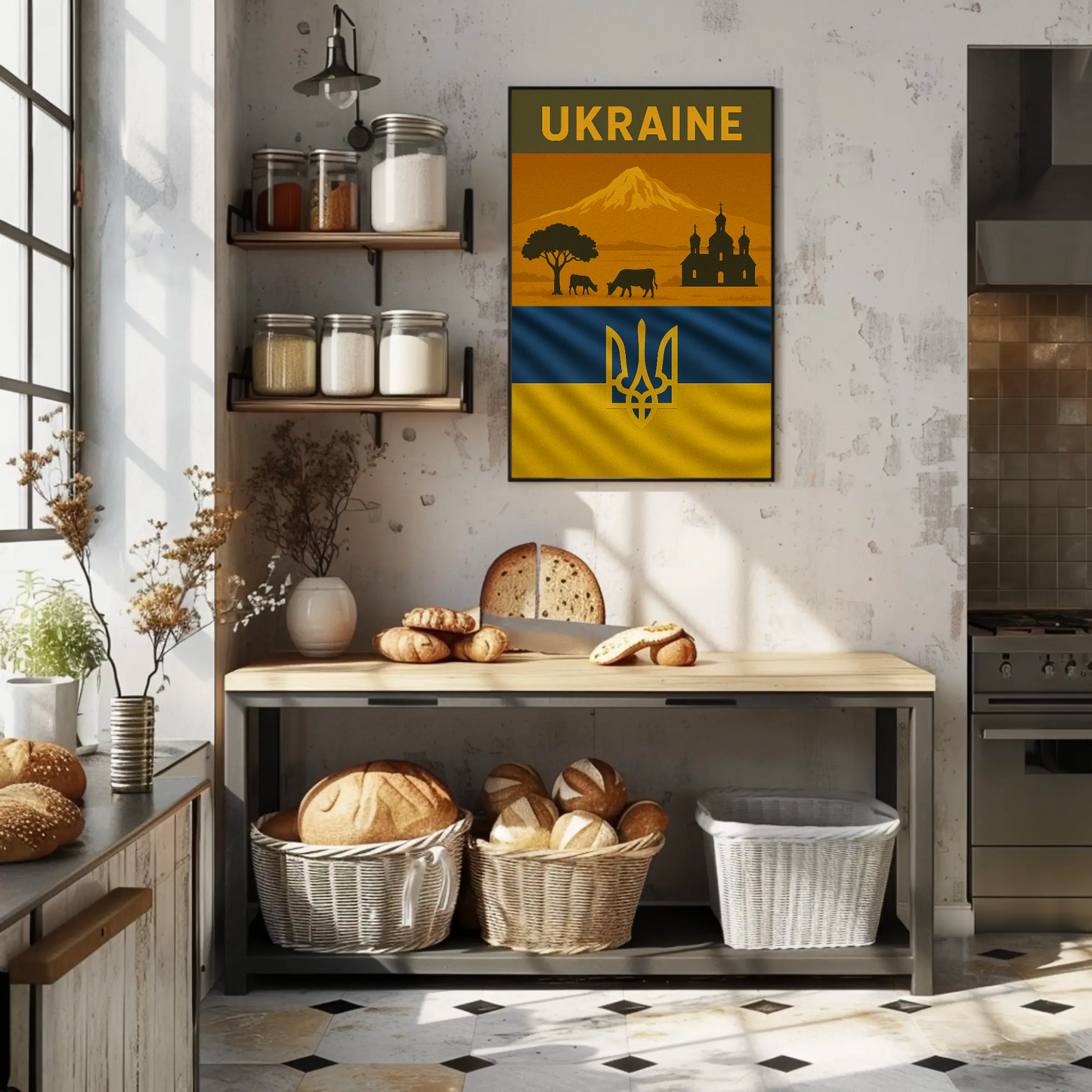 Explore Ukraine's Timeless Beauty with Vintage Travel Poster