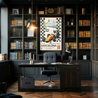 Barcelona Trofeo SEAT 1968 Poster