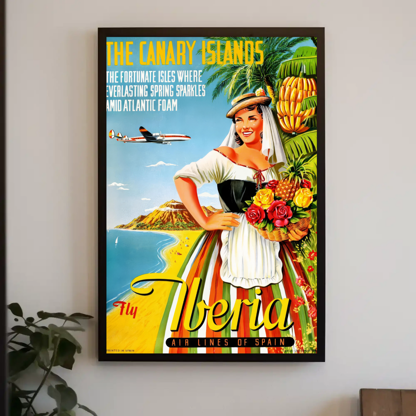 Canary Islands Travel Poster