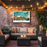 Beverly Hills Glamour Sunlit Streets Urban or Cityscape Poster