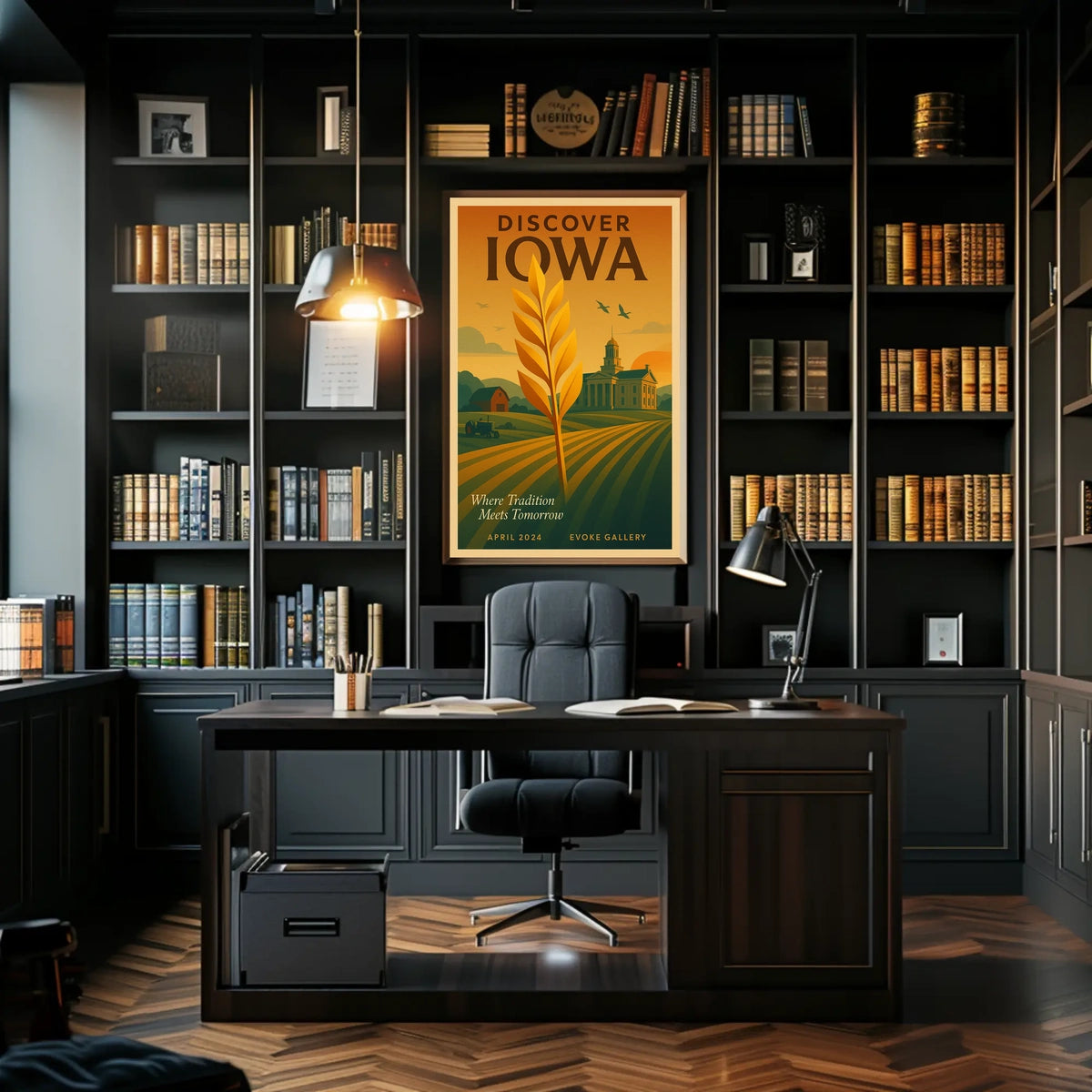 Discover Iowa Poster
