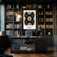 William Morris Cotton Prints Exhibition Poster