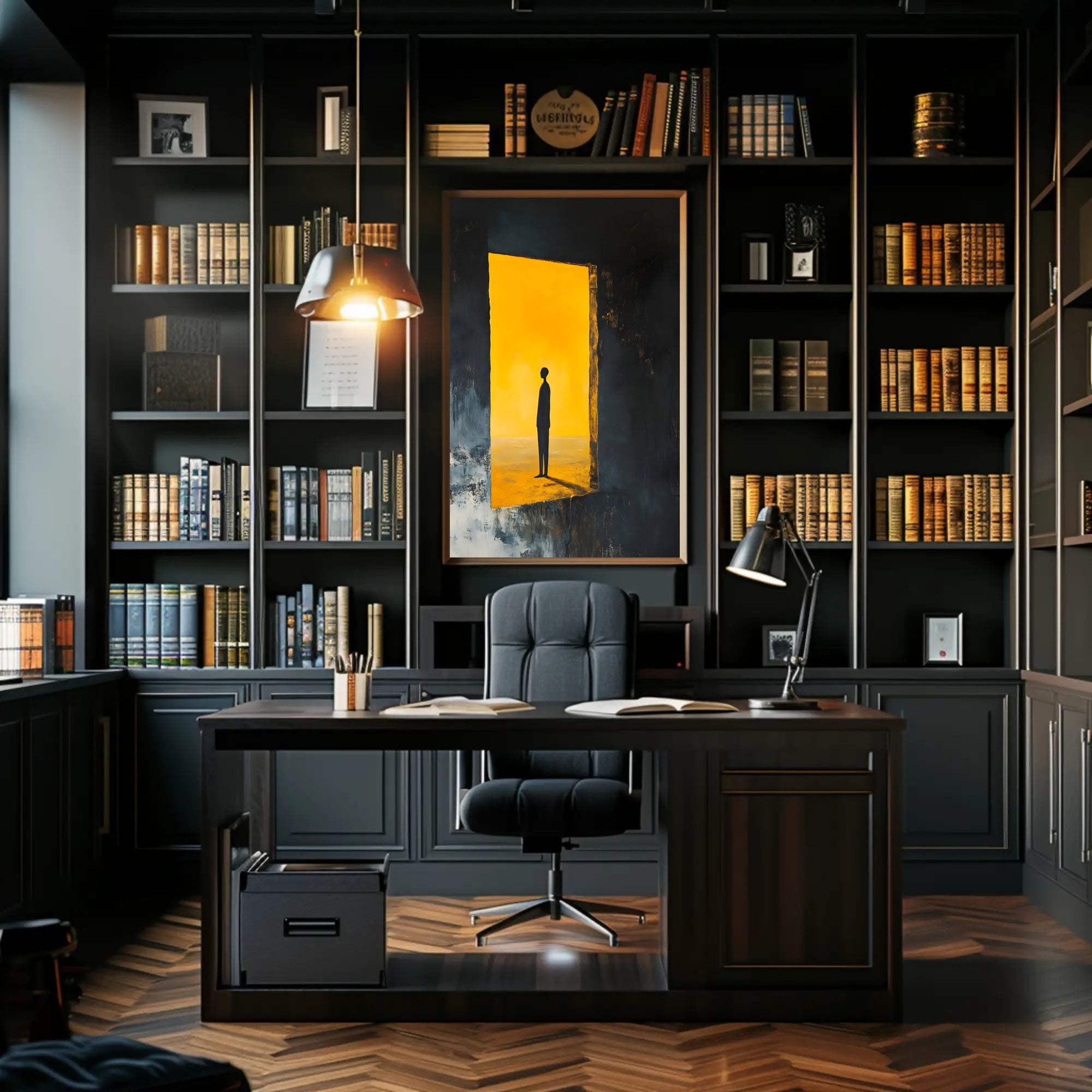 Abstract Silhouette Minimalist Poster Wall Art