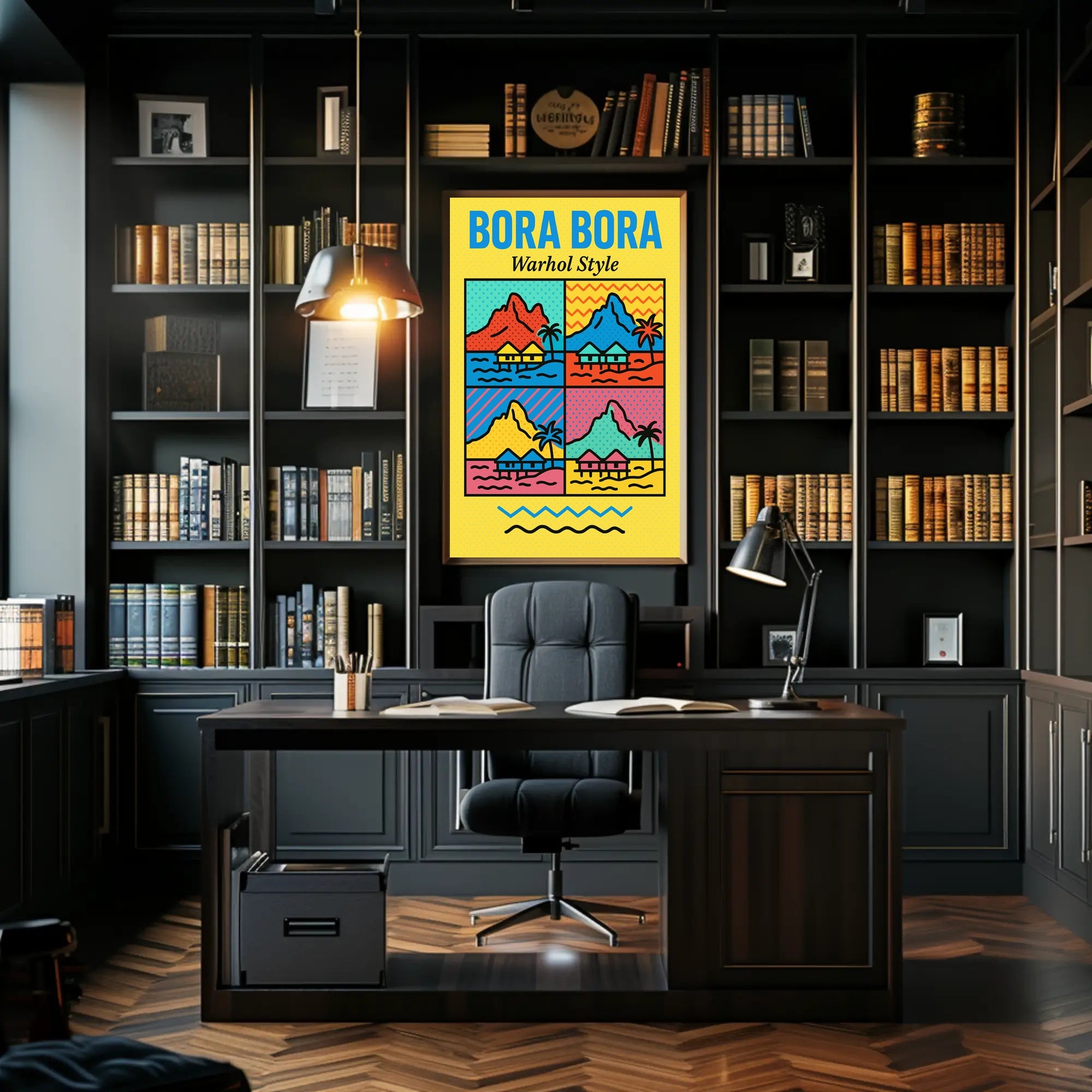 Bora Bora Pop Art Travel Poster