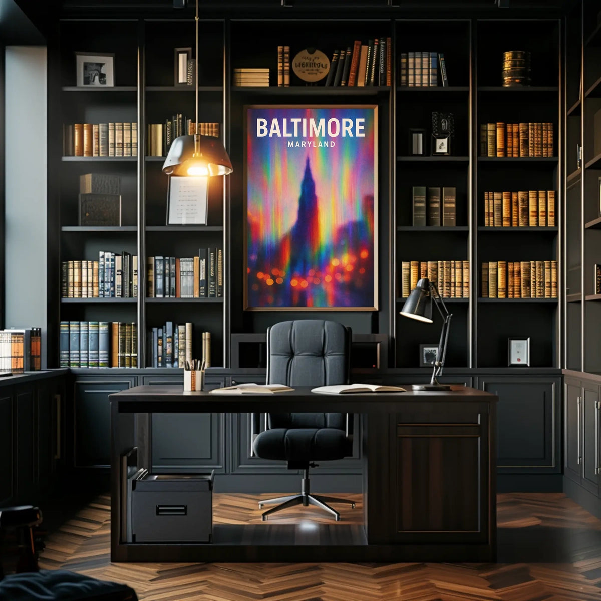 Baltimore Maryland Urban Photography Realism Poster