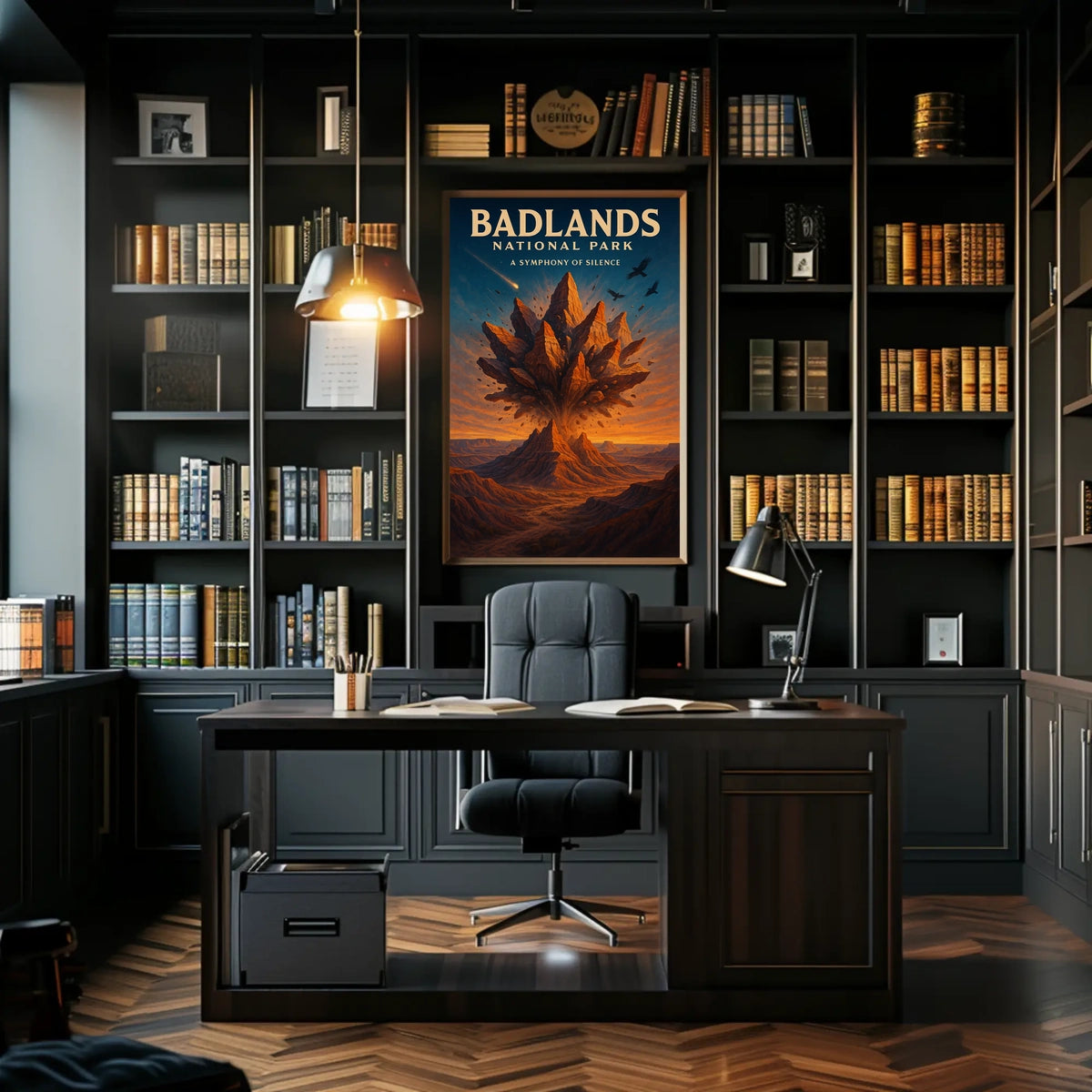 Badlands National Park Surreal Landscape National Park Poster