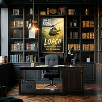 Bell OH-58 Kiowa Helicopter Poster PosterGoat