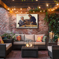 Soviet Poster Promoting Care for the Elderly Poster