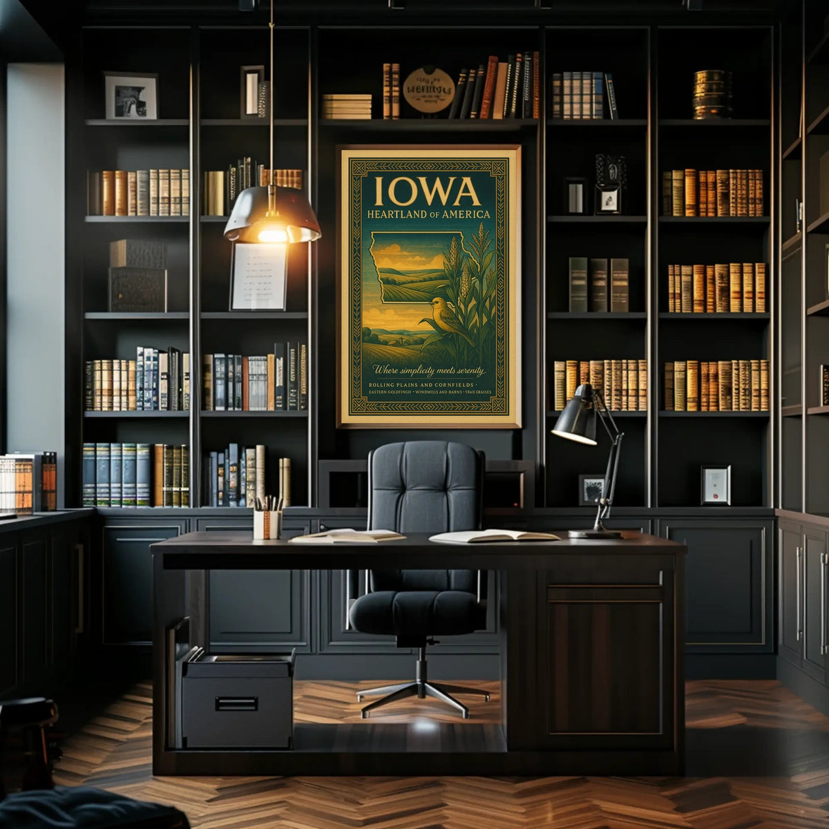 Iowa Heartland of America Poster