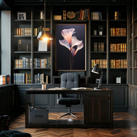 Elegant Floral Abstract Art with Harmonious Color Poster