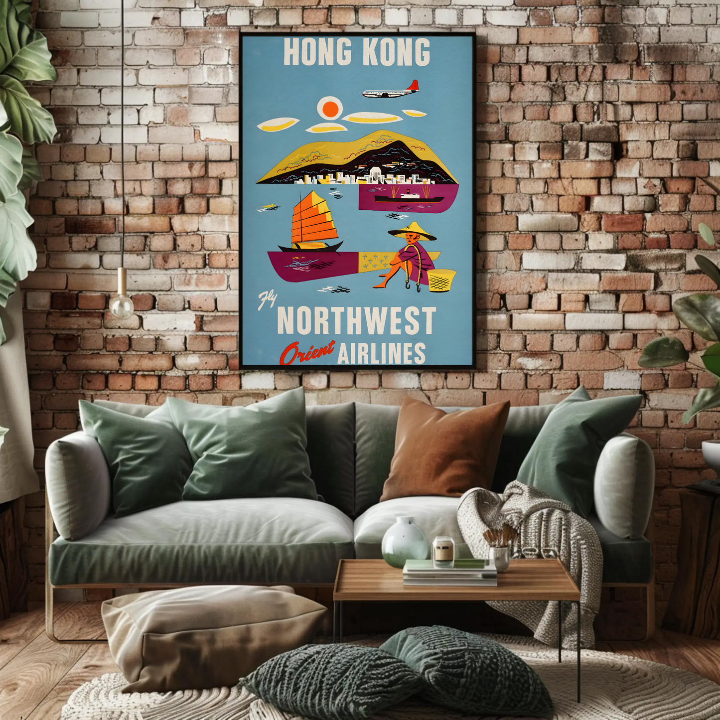 Hong Kong Travel Poster