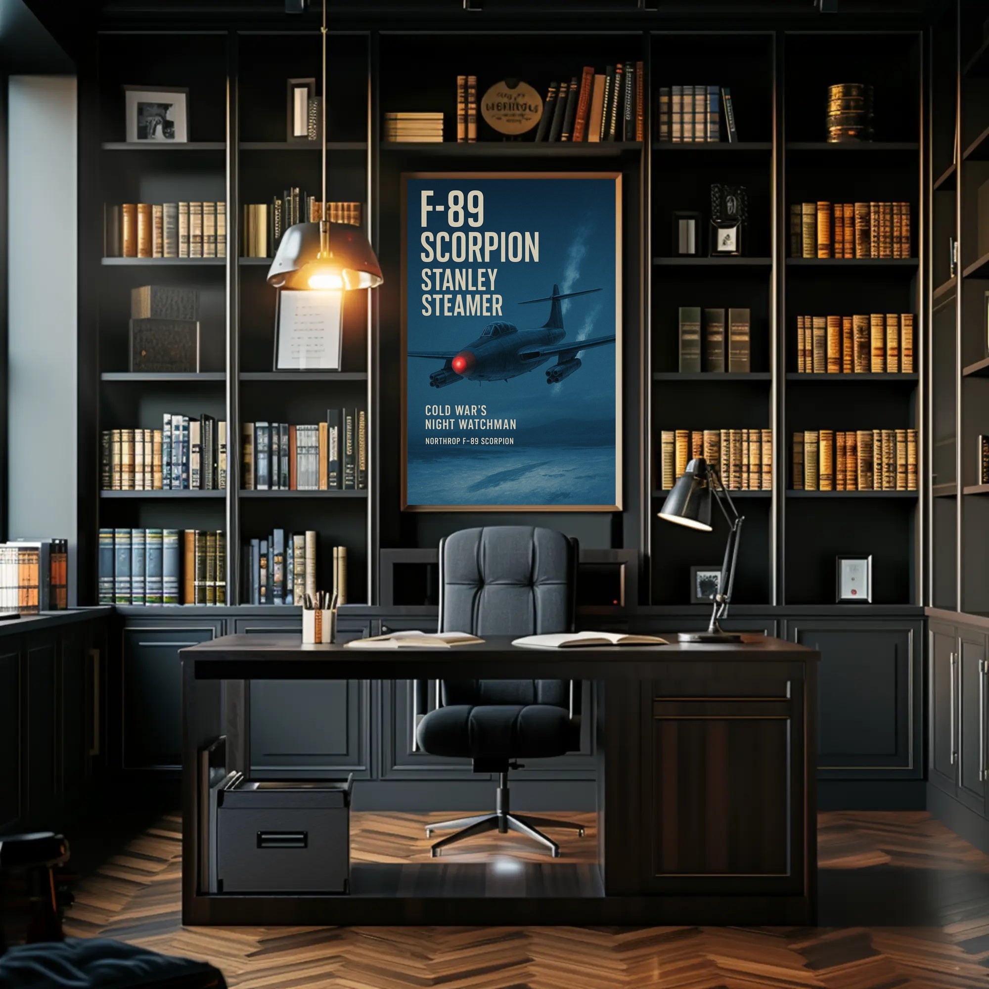 F-89 Scorpion Cold War Jet Art Print Military Poster