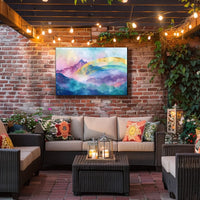 Mystical Mountain Landscape Poster