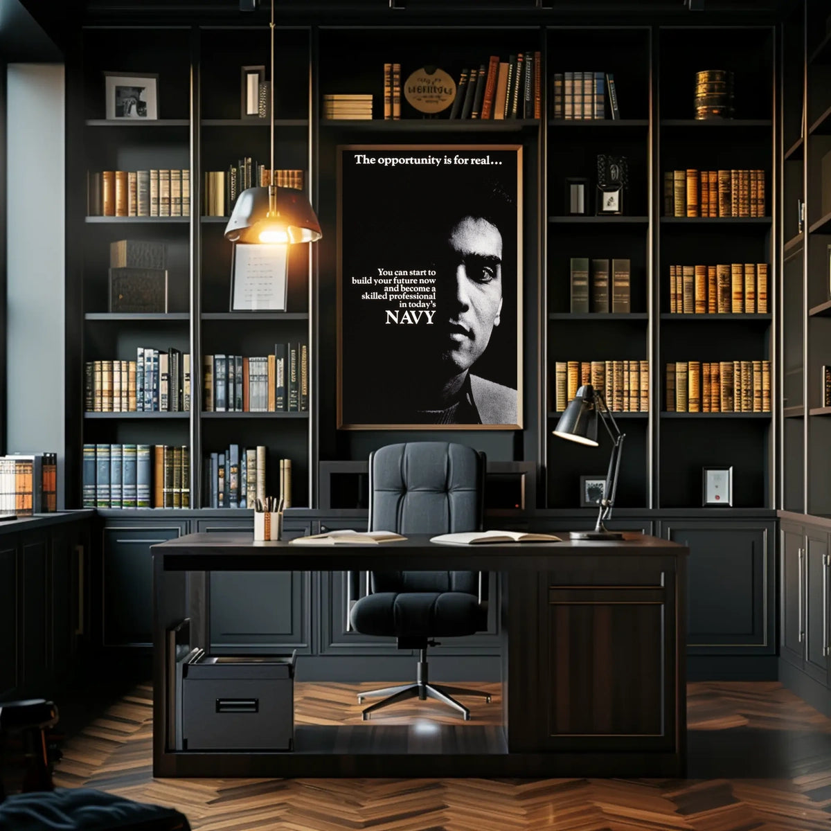 Navy Recruitment: Build Your Future with Us Military Recruitment Poster